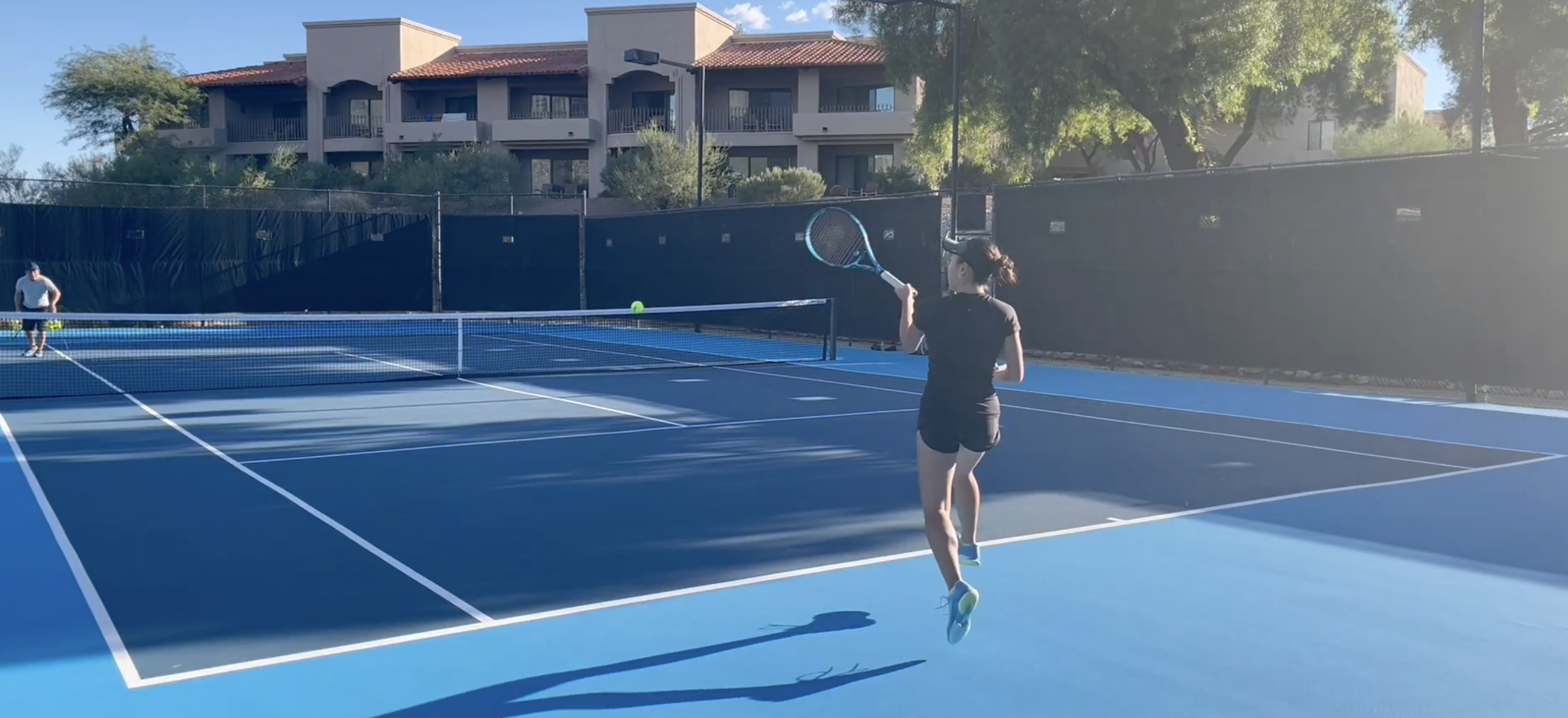 Morgan Lin in action