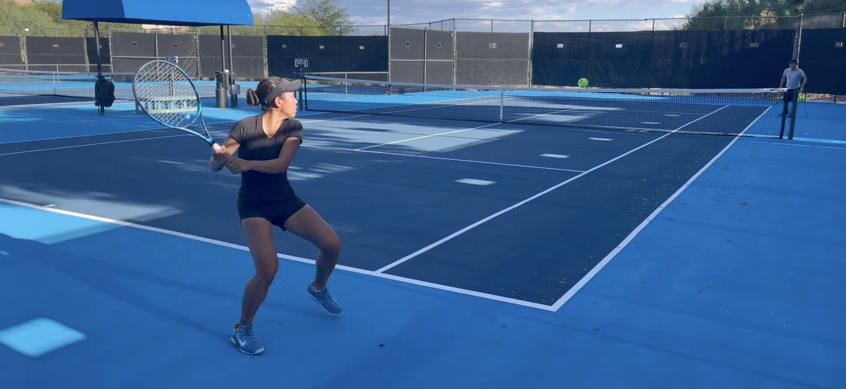 Morgan Lin in action